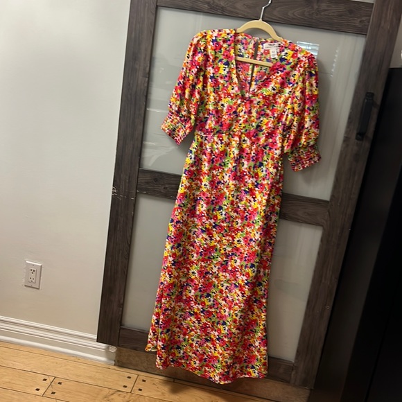 Tulip Creations Exclusive Floral Print Dress - Picture 1 of 5